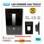 Dimmer LED USA Touch Screen AC 220V - Pengatur Cahaya LED